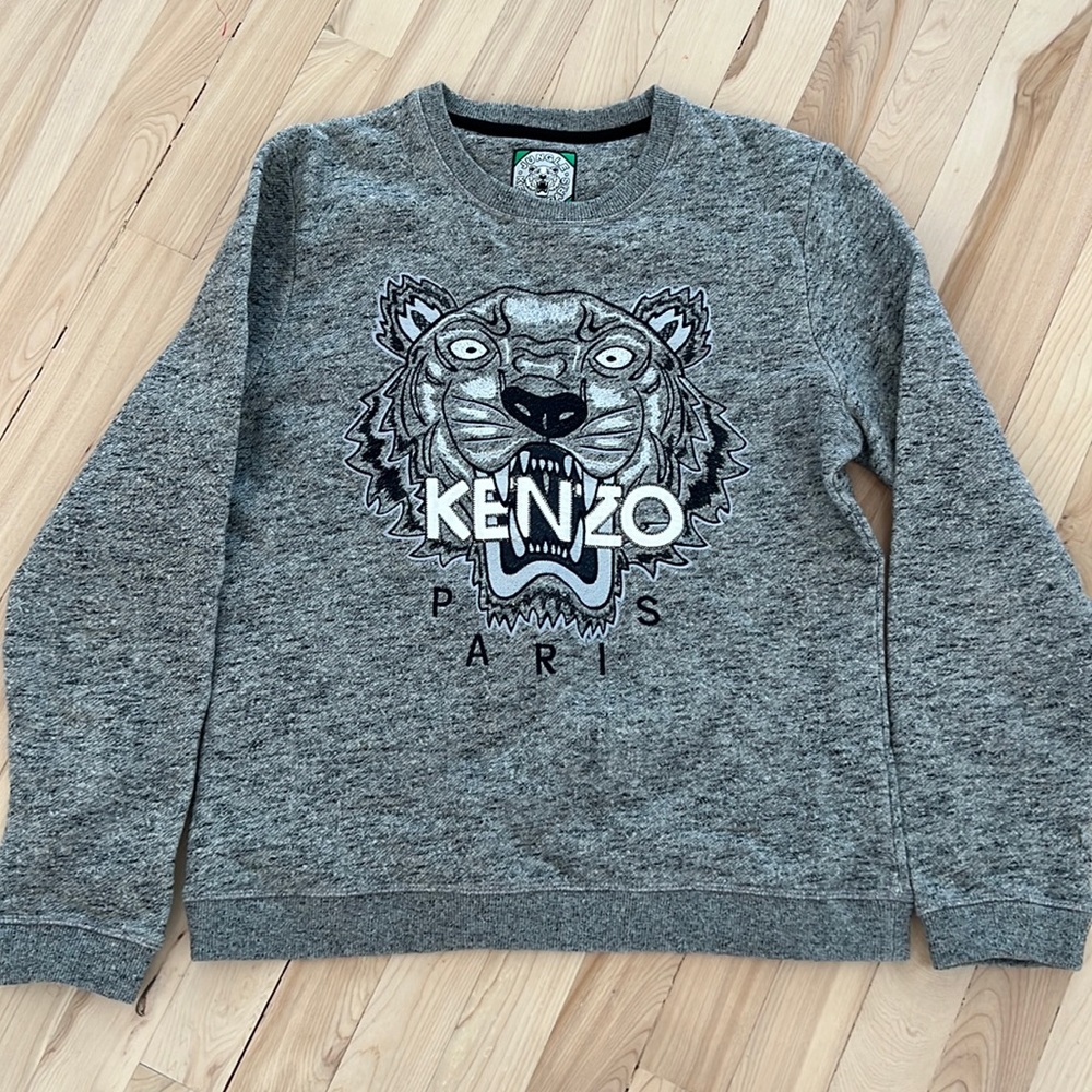Kenzo Marle Grey Sweatshirt Size L - like new